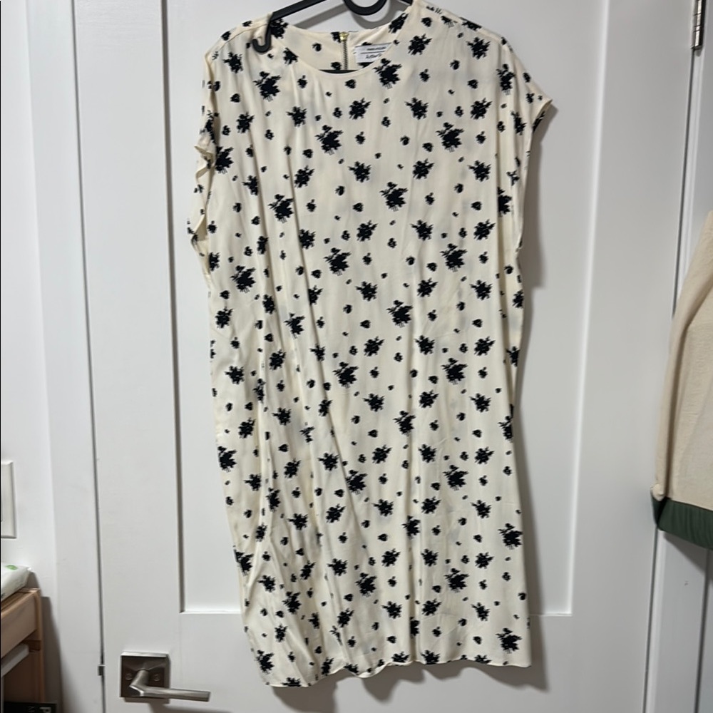 Floral Print Cream Dress